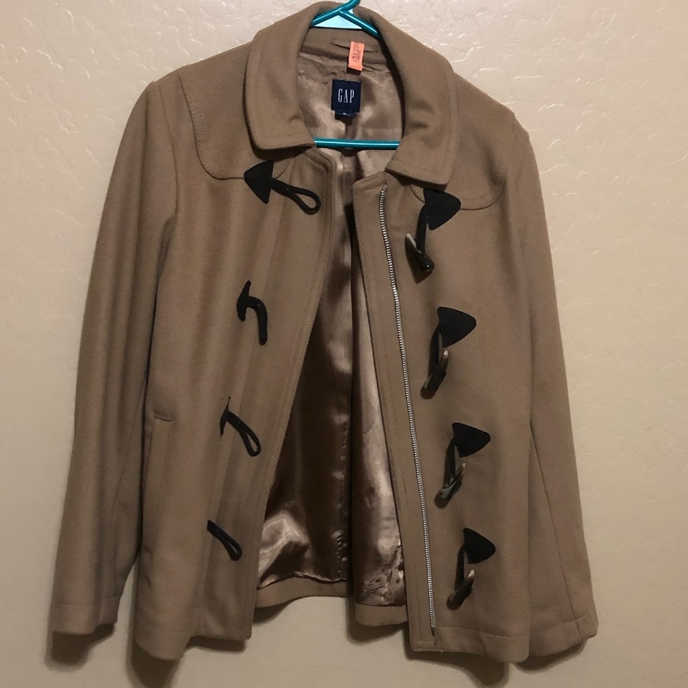 Gap Wool Toggle Button Coat Medium - Picture 3 of 5